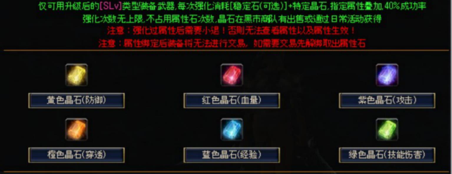高级晶石属性强化图示1